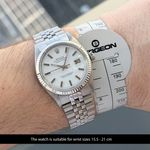 Rolex Datejust 1601 (1978) - Wit wijzerplaat 36mm Staal (2/8)