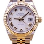 Rolex Lady-Datejust 279173 (2024) - Wit wijzerplaat 28mm Goud/Staal (1/1)