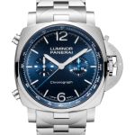 Panerai Luminor Chrono PAM01110 (2026) - Blauw wijzerplaat 44mm Staal (1/1)