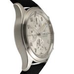 IWC Pilot Spitfire Chronograph IW371702 (2010) - Silver dial 42 mm Steel case (7/8)