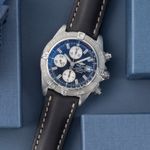 Breitling Galactic A13364 (Onbekend (willekeurig serienummer)) - Zwart wijzerplaat 44mm Staal (1/8)