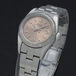 Rolex Oyster Perpetual 76030 (2000) - Roze wijzerplaat 26mm Staal (7/7)