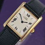 Cartier Tank 1615 (Unknown (random serial)) - White dial 23 mm Silver case (3/4)