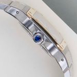Cartier Santos Galbée 2319 (Onbekend (willekeurig serienummer)) - Zilver wijzerplaat 29mm Staal (8/8)