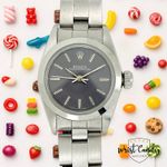 Rolex Oyster Perpetual 67180 (1992) - 26mm Staal (1/8)