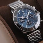 Breitling Superocean Heritage II Chronograph AB0162121C1A1 (2021) - Blauw wijzerplaat 44mm Staal (1/8)