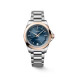 Longines Conquest L3.430.5.92.6 (2025) - Blue dial 34 mm Gold/Steel case (1/1)