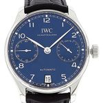 IWC Portuguese Automatic IW500710 (2024) - Blauw wijzerplaat 42mm Staal (1/4)