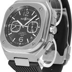 Bell & Ross BR 05 BR05C-BLC-ST/SRB (Onbekend (willekeurig serienummer)) - Zwart wijzerplaat 43mm Staal (3/5)