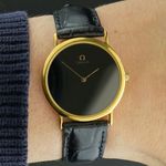 Omega De Ville 195.0075.2 (1986) - Black dial 32 mm Gold/Steel case (2/8)