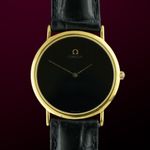 Omega De Ville 195.0075.2 (1986) - Black dial 32 mm Gold/Steel case (1/8)