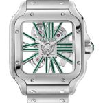 Cartier Santos WHSA0028 (2026) - Transparant wijzerplaat 48mm Staal (1/1)
