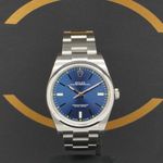 Rolex Oyster Perpetual 39 114300 (2017) - Blauw wijzerplaat 39mm Staal (1/6)