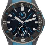 Ulysse Nardin Marine 1183-170-2B/3A (2025) - Zwart wijzerplaat 45mm Staal (1/7)