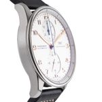 IWC Portuguese Chronograph IW371445 (2015) - Silver dial 41 mm Steel case (7/8)