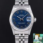 Rolex Datejust 31 78274 (2004) - Blauw wijzerplaat 31mm Staal (1/8)