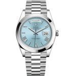 Rolex Day-Date 40 228206 (2023) - Blue dial 40 mm Platinum case (1/4)