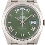 Rolex Day-Date 40 228239 (2022) - Green dial 40 mm White Gold case (2/5)