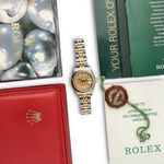 Rolex Lady-Datejust 79173 (2000) - Champagne dial 26 mm Gold/Steel case (8/8)
