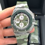 Audemars Piguet Royal Oak Offshore 26400SO.OO.A055CA.01 (2021) - Green dial 43 mm Steel case (4/8)