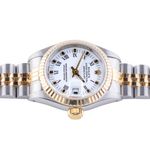 Rolex Lady-Datejust 69173 (1990) - White dial 26 mm Gold/Steel case (6/8)