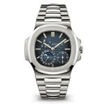 Patek Philippe Nautilus 5712/1A-001 (2016) - Blauw wijzerplaat 40mm Staal (1/1)