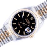 Rolex Datejust 36 16233 (1991) - 36mm Goud/Staal (1/8)