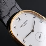 Patek Philippe Golden Ellipse 3948 (Unknown (random serial)) - White dial 28 mm Yellow Gold case (3/8)