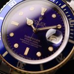 Rolex Submariner Date 16803 (1988) - 40 mm Gold/Steel case (5/5)