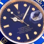 Rolex Submariner Date 16618 (Onbekend (willekeurig serienummer)) - Paars wijzerplaat 40mm Geelgoud (5/8)