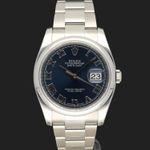 Rolex Datejust 36 116200 (2015) - Blue dial 36 mm Steel case (3/8)