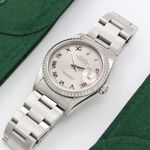 Rolex Datejust 36 16220 (Onbekend (willekeurig serienummer)) - Grijs wijzerplaat 36mm Staal (1/6)