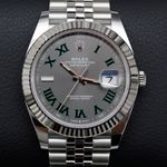 Rolex Datejust 41 126334 (2023) - Groen wijzerplaat 41mm Staal (1/7)