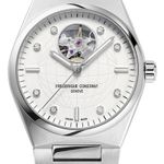 Frederique Constant Ladies Automatic Heart Beat FC-310SD2NH6B (2024) - White dial 34 mm Steel case (1/1)