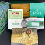 Rolex Oyster Perpetual Date 15200 (1995) - Grijs wijzerplaat 34mm Staal (2/8)