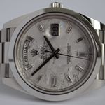 Rolex Day-Date 40 228206 (2022) - White dial 40 mm Platinum case (2/8)