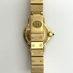 Cartier Santos Unknown (Unknown (random serial)) - White dial 25 mm Yellow Gold case (4/5)