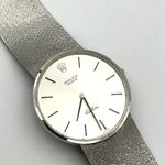 Rolex Cellini 3945 (Unknown (random serial)) - Silver dial 32 mm White Gold case (6/6)