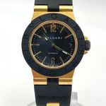 Bulgari Diagono AL 32G (Unknown (random serial)) - Black dial 32 mm Yellow Gold case (1/5)