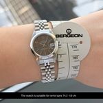 Rolex Oyster Perpetual Lady Date 69190 (1990) - Grijs wijzerplaat 26mm Staal (2/8)