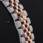 Rolex Lady-Datejust 279171 (2018) - Brown dial 28 mm Gold/Steel case (8/8)