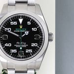 Rolex Air-King 116900 (2021) - Zwart wijzerplaat 40mm Staal (5/8)