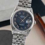 Rolex Datejust 36 16220 (Onbekend (willekeurig serienummer)) - Blauw wijzerplaat 36mm Staal (3/8)
