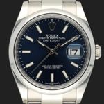 Rolex Datejust 36 126200 (2023) - Blue dial 36 mm Steel case (2/6)
