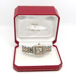 Cartier Panthère 1120 (Unknown (random serial)) - White dial 22 mm Gold/Steel case (4/6)