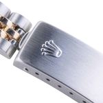 Rolex Lady-Datejust 69173 (1987) - Blauw wijzerplaat 26mm Goud/Staal (7/8)