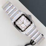 Cartier Santos Galbée 2319 (2001) - Zilver wijzerplaat 29mm Staal (1/8)