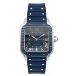 Cartier Santos WSSA0048 (2022) - Blue dial 40 mm Steel case (1/5)