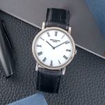 Patek Philippe Golden Ellipse 5738/1R-001 (1995) - Black dial 35 mm Rose Gold case (1/8)
