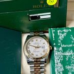 Rolex Datejust 36 116233 (2017) - Champagne dial 36 mm Gold/Steel case (7/7)